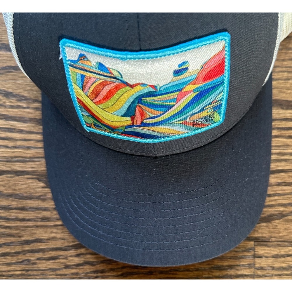 Katherine Homes Eldorado Canyon Trucker Baseball Hat Blue White Snapback OS - Picture 3 of 10